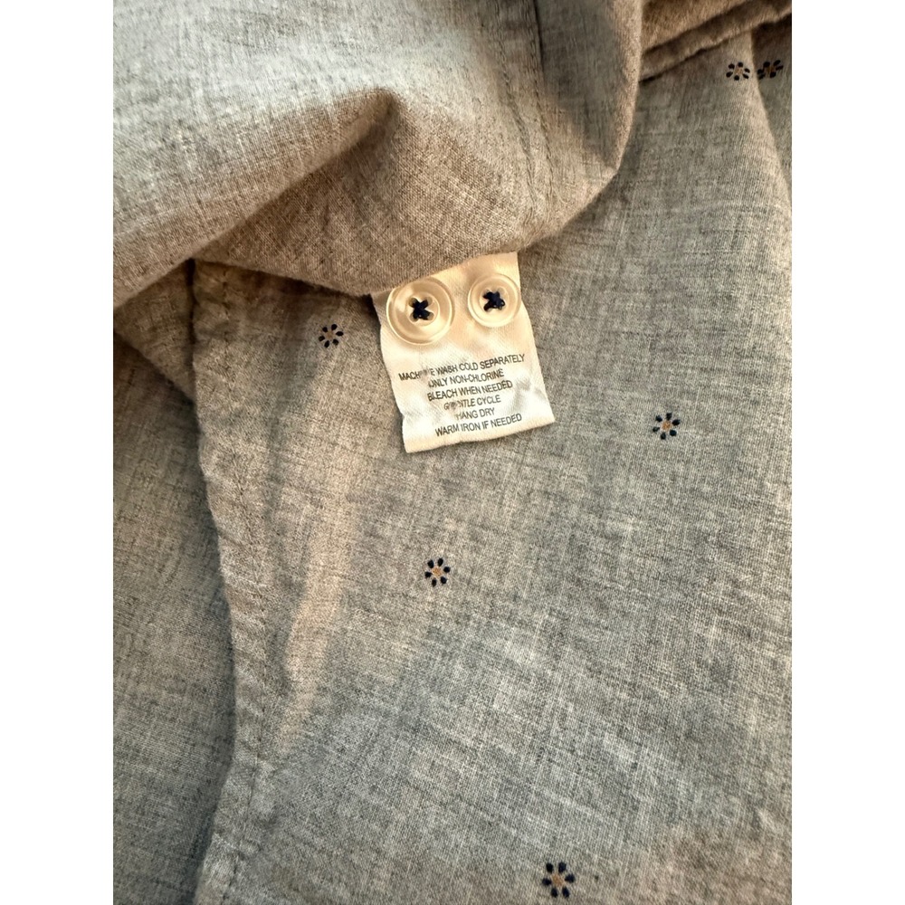 UNTUCKit Slim Fit Button Down Shirt Womens XS (0-2) Gray Business Casual Career - Picture 12 of 13